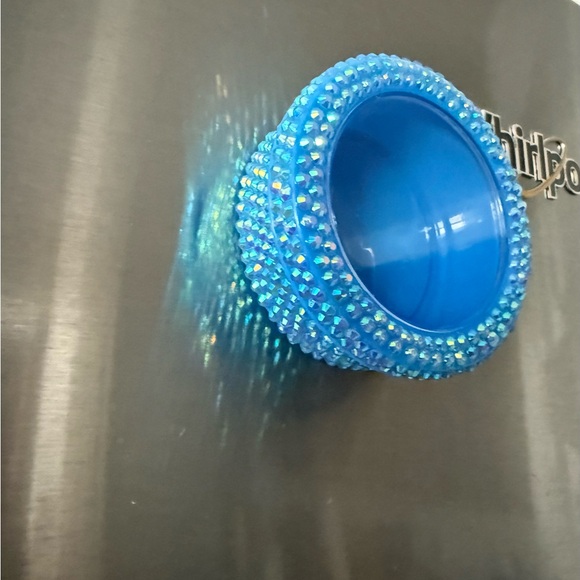 Magnetic Blue Rhinestone Storage Containers - Picture 6 of 6